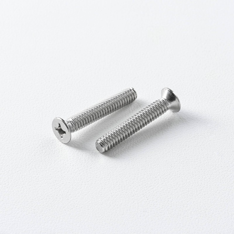 5/32-32 x 5/16'' (100Pack) Flat Head Machine Screw, Phillips Drive,