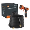 Giraffe Tools Garden Hose 75FT Lightweight Lay Flat Water Hose