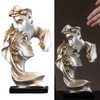 Couples Kiss Sculpture Exquisite Decorative Resin Kissing Lover Figurine Home