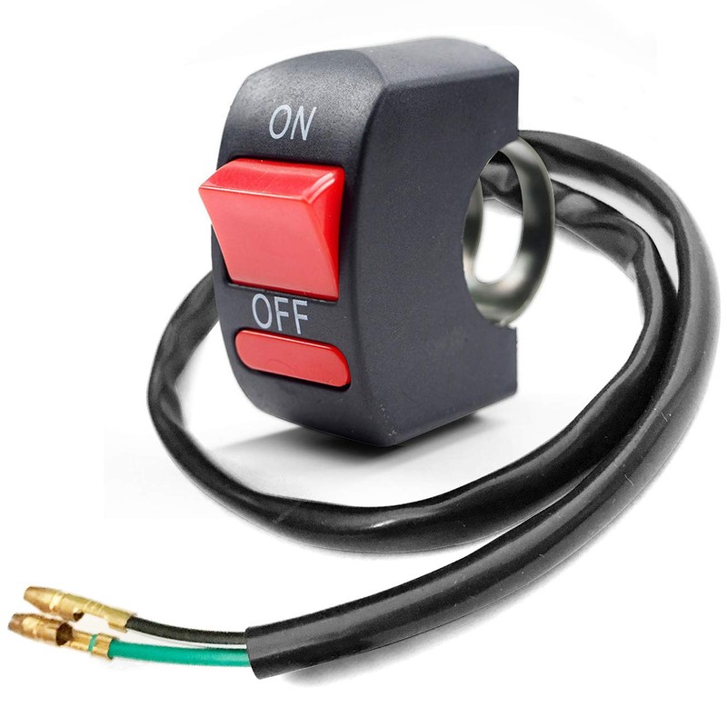 1 Piece Motorcycle Handlebar Switch Push Button On Off Switches