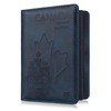 WALNEW RFID Blocking Passport Holder Wallet Cover Case (N-NavyBlue)