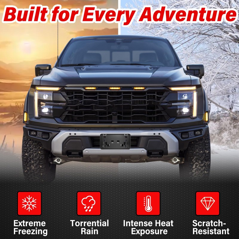 Heavy-Duty ABS Front License Plate Bracket – License Plate Holder