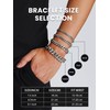 Bestyle 9mm Sturdy Stainless Steel Cuban Bracelet Thick Cuban Link