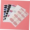 HONMEET 5sheets Full-Cover Nail Art Decals Random Styles Nail Stickers