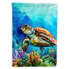 Loggerhead Sea Turtle Garden Flag