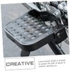 Zerodeko 2Pcs Foldable Backseat Bike Pedals Durable Cycling Rear Wheel