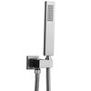 Enga Solid Brass High Pressure Hand Held Shower Wand Square