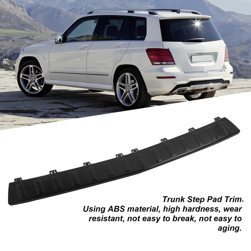 Rear Bumper Trunk Step Pad Trim Foot Plate Sill Guard