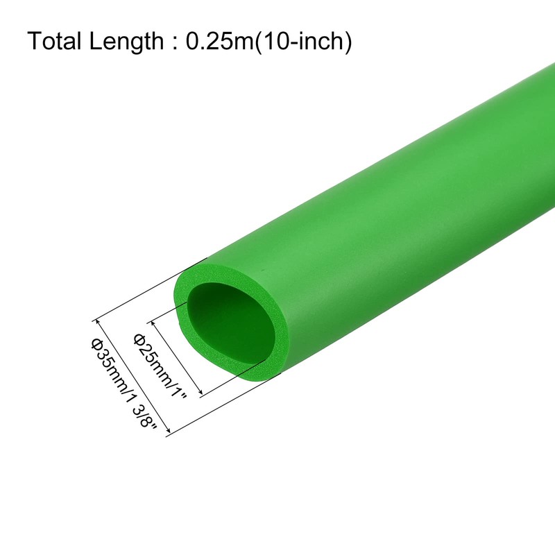 sourcing map Foam Grip Tubing Handle Grips 25mm(1") ID 35mm