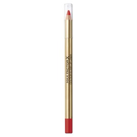 Max Factor Colour Elixir Lip Liner 60 Red Ruby Lip Liner for Ideally Defined Lips with Smooth Texture and Matte Finish - Extends Lipstick Lasts - 5g