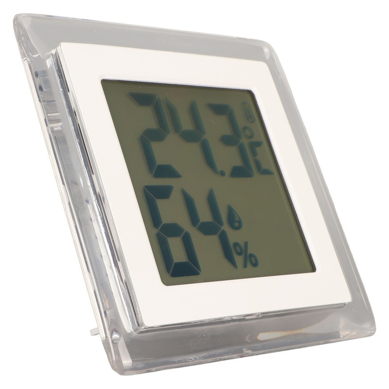 Digital Thermometer Hygrometer High Accuracy Symbols Display Backlit Temperature Humidity