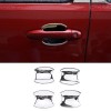 autotrim000 For Toyota Tacoma 2016-2023 Chrome Side Door Handle Bowl