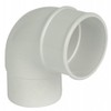 FLOPLAST 68mm Round Gutter Pipe 92.5 Degree Offset Bend -