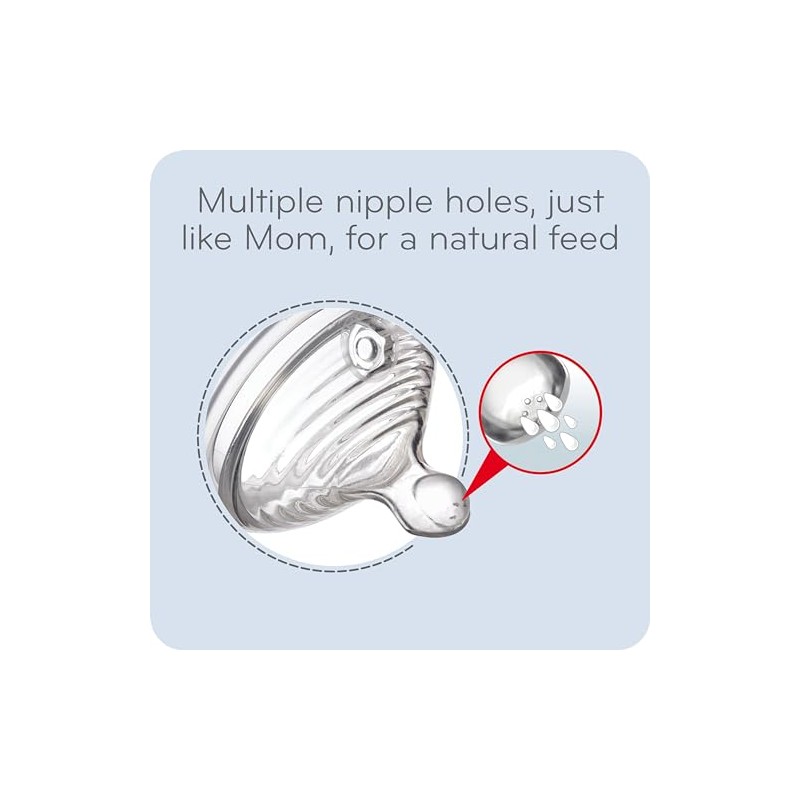 NUK Simply Natural Biberón con SafeTemp