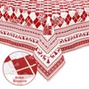 CAROMIO Christmas Tablecloth Wipeable Table Cloth for Kitchen Xmas Decoration