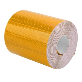 Hapivida Reflective Safety Sticker 5 cm High Visibility Reflective Tape Roll for Bicycles, Motorcycles, Cars, Vehicles, Motorhomes, Truck Trailers, Boats (Orange)