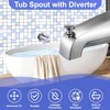 Enhon Tub Spout, Universal Fits 1/2'' Copper Pipe, 1/2'' IPS