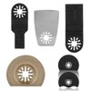 100 Pieces Oscillating Multi-Tool Saw Blades and Accessories Set Oscillating