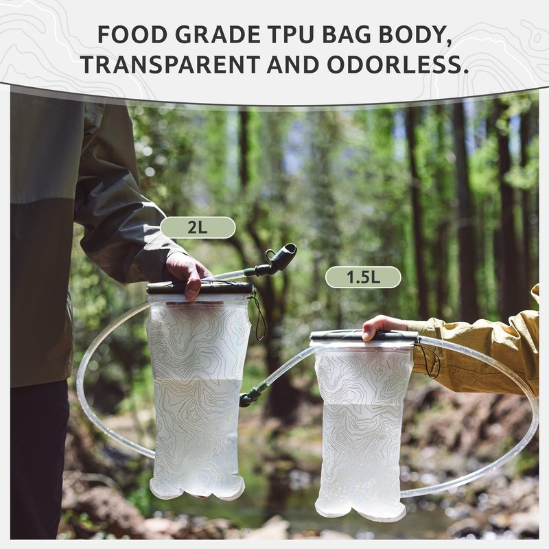 Naturehike TPU Hydration Bladder Lightweight Portable Outdoor Hydration Bladder with