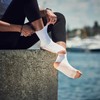 Glucology Copper-Based Socks Single Pack| White | Non-Binding | Extra-padding