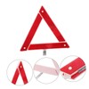 Mobestech 2pcs Foldable Reflective Triangle Kit High Visibility Roadside Safety