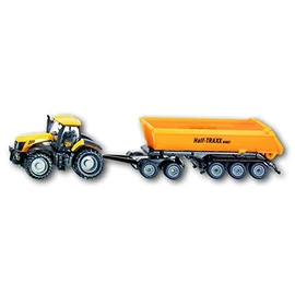 SIKU 1858 JCB Tractor with Dolly 1:87