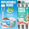 SMILE SAVER 360° Deep Clean 3-Sided Toothbrush 3PK + Toothpaste