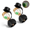 Siziviki 2 Pack Propane Tank Gauge with Leak Detector