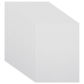 PATIKIL 20 Pcs White EVA Foam Sheets, 11.8 x 7.87 Inches 1mm Thick Foam Sheets for Crafts Flexible DIY Handcraft Scrapbooking Art Supplies