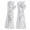 2Pcs ThreeFinger Thicken Cotton Welding Gloves 1000℃ Radiant Heat Fire