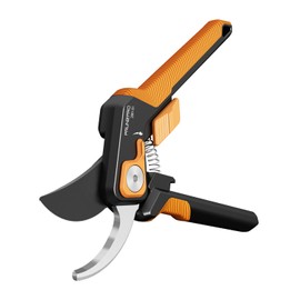 PrunePro Pruning Shears for Gardening 2 Pack Professional Bypass Hand Pruner Stainless Steel Sharp Blade Garden Scissors Plant Flower Garden Clipper Orange