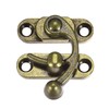 sourcing map Antique Vintage Lock Clasp Right Latch Hook Hasp
