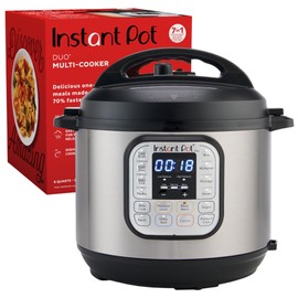 Instant Pot Instant Pot Duo 7-in-1 Electric Pressure Cooker, Slow Cooker, Rice Cooker, Steamer, Saut, Yogurt Maker, Warmer & Sterilizer, Includes App With Over 800 Recipes, Stainless Steel, 6 Quart