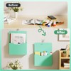 Marbrasse 2 Pack Magnetic File Holder - Paper Holder, Pocket