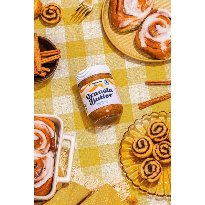 Oat Haus Cinnamon Roll Granola Butter - Sweet Flavor, Organic