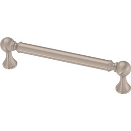 FRANKLIN BRASS Classic Farmhouse (10-Pack) Cabinet Handles 5-1/16" Hole Center Pulls | Satin Nickel Hardware Kitchen Door, Drawers, Dressers, Furniture P41930C-SN-B
