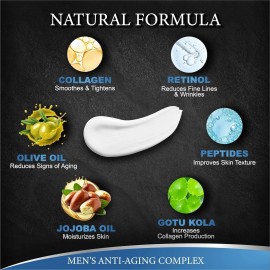 Mens Face Moisturizer Cream - anti Aging & Wrinkle for Men - Face Moisturizer fo