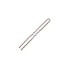Pack of 36 Brown Waved Hair Pins. Longer Length 6.5cm.