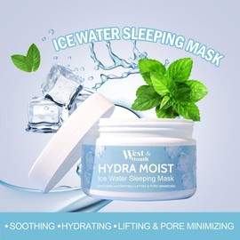 West&Month Hydra Ice Water Sleeping Mask Moisturizing Mask Night Repair First Aid Mask Sleeping Mask Skin Care Products - item: 2 item
