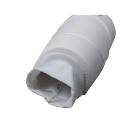 ISAMI L-1103 Knee Guard Knee Supporter (White, S (Upper Knee 11.0 - 15.0 inches (28 - 38 cm), Length 6.7 inches (17 cm))