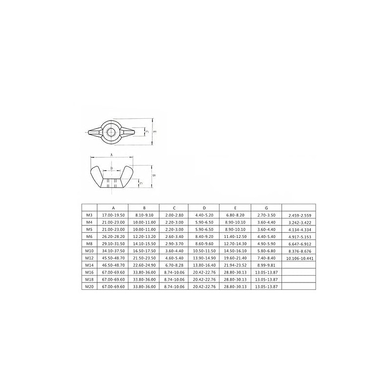 Offgridtec Wing Nuts Stainless Steel A2 V2A 304 DIN315 Pack