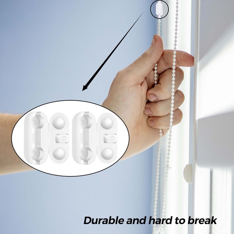 YAZANY 20Pcs Roller Blind Chain Connectors, Blind Cord Connector Replacement