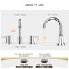 Phiestina 8 Inch 3 Hole Widespread Chrome Bathroom Faucet 2