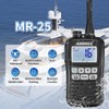 ABBREE Marine VHF Radio Floating IP67 Waterproof MR-25 Handheld Long