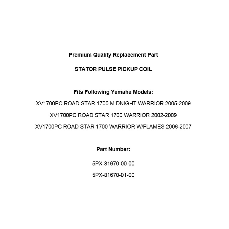 Caltric Stator Pulse Pickup Coil Trigger for Yamaha / 5PX-81670-00-00