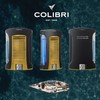 Colibri Daytona Windproof Butane Torch Lighter: Adjustable Flame, Refillable Single-Jet