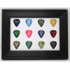 Guitar Pick Wall Display Picture Frame for 12 Picks (Not