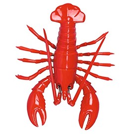 moses. Nodding Metal Kitchen Magnetic Lobster Decorative Magnet for Red, 12.5 x 9 x 3.5 cm