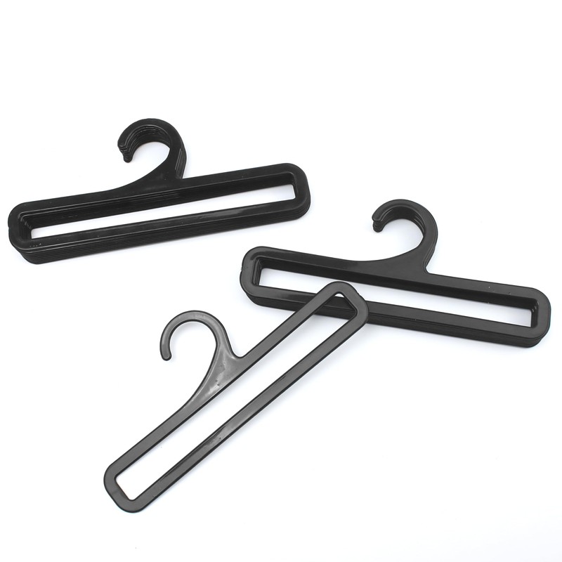 50 Packs Tea Towel Hanger Display, 7.7" Long Black Multifunctional
