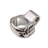 Chrome Mirror Mount Clamp for 1" Handlebars with 5/16" Mounting